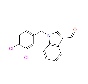 1-(3,4-二氯苄基)-1H-吲哚-3-甲醛,1-(3,4-Dichlorobenzyl)-1h-indole-3-carbaldehyde