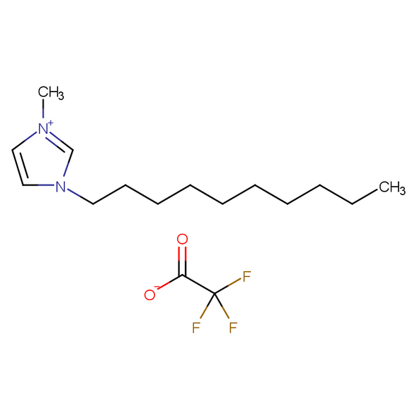 1-癸基-3-甲基咪唑三氟乙酸盐,1H-Imidazolium, 3-decyl-1-methyl-, 2,2,2-trifluoroacetate (1:1)