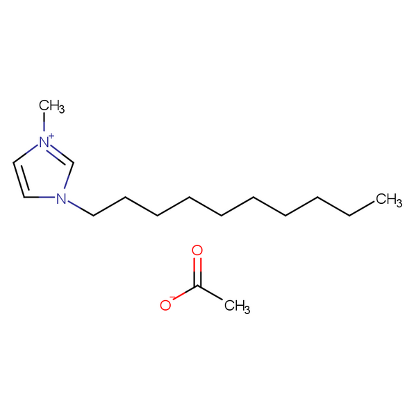 1-癸基-3-甲基咪唑醋酸盐,1H-Imidazolium, 3-decyl-1-methyl-, acetate (1:1)