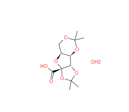 2,3;4,6-二亚异丙基-2-酮-L-古洛糖酸一水,isopropylidene-2-keto-L-gulonic Acid
