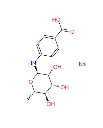 4-氨基苯甲酸钠-N-L-鼠李糖苷,4-aminobenzoate sodium N-L-rhamnoside