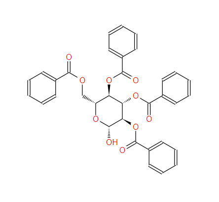 2,3,4,6-四-O-苯甲酰基-D-吡喃葡萄糖,2,3,4,6-Tetra-O-benzoyl-D-glucopyranose