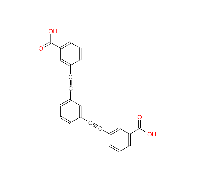 Benzoic acid, 3,3'-(1,3-phenylenedi-2,1-ethynediyl)bis-,Benzoic acid, 3,3'-(1,3-phenylenedi-2,1-ethynediyl)bis-