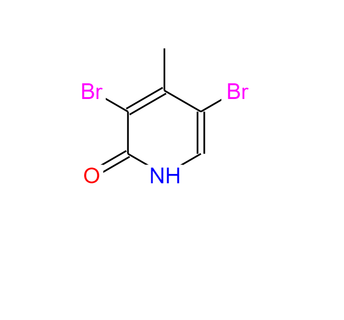 2-羟基-3,5-二溴-4-甲基啶,3,5-Dibromo-2-hydroxy-4-methylpyridine