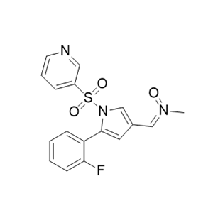 沃诺拉赞杂质35,1-(5-(2-fluorophenyl)-1-(pyridin-3-ylsulfonyl)-1H-pyrrol-3-yl)-N-methylmethanimine oxide