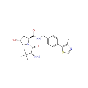 (2S,4R)-1-((S)-2-氨基-3,3-二甲基丁酰基)-4-羟基-N-(4-(4-甲基噻唑-5-基)苄基)吡咯烷-2-甲酰胺