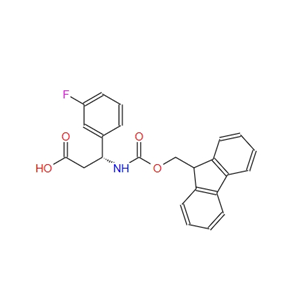 Fmoc-(R)-3-氨基-3-(3-氟苯基)-丙酸,Fmoc-(R)-3-Amino-3-(3-fluorophenyl)-propionic acid