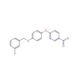 2-[4-(3-fluoro-benzyloxy)-phenoxy]-5-nitro-pyridine 221246-44-2