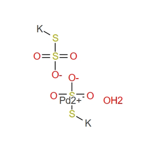 Palladium(II) potassium thiosulfate monohydrate 312624-02-5
