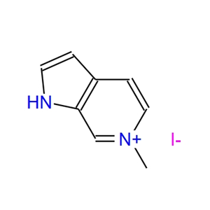 6-methyl-1H-pyrrolo[2,3-c]pyridin-6-ium iodide 1195996-55-4