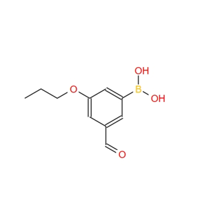 3-甲酰基-5-丙氧基苯基硼酸 871125-80-3