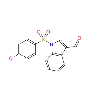 1-[(4-chlorophenyl)sulfonyl]indole-3-carbaldehyde 602330-20-1