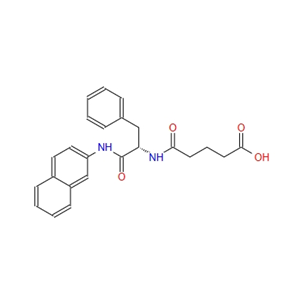 5-{[1-(2-萘基氨基)-1-氧代-3-苯基-2-丙基]氨基}-5-氧代戊酸,5-[[(2S)-1-(naphthalen-2-ylamino)-1-oxo-3-phenylpropan-2-yl]amino]-5-oxopentanoic acid