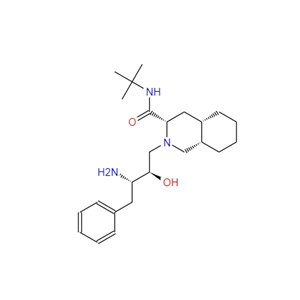 (3S,4a,8aS)-2-[(2R,3S)-3-氨基-2-羟基-4-苯基丁基]-N-叔丁基十氢异喹啉-3-甲酰胺,(3S,4a,8aS)-2-[(2R,3S)-3-Amino-2-hydroxy-4-phenylbutyl]-N-tert-butyldecahydroisoquinolin-3-carboxamide