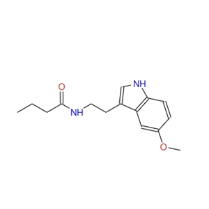 N-<2-(5-methoxy-1H-indol-3-yl)ethyl>butanamide 66012-83-7