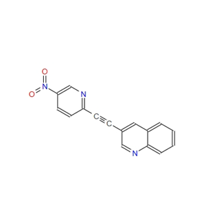 3-(5-Nitro-pyridin-2-ylethynyl)-quinoline 163085-38-9