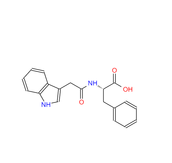 N-(3-吲哚乙?；?-L-苯丙氨酸,N-(3-Indolylacetyl)-L-phenylalanine