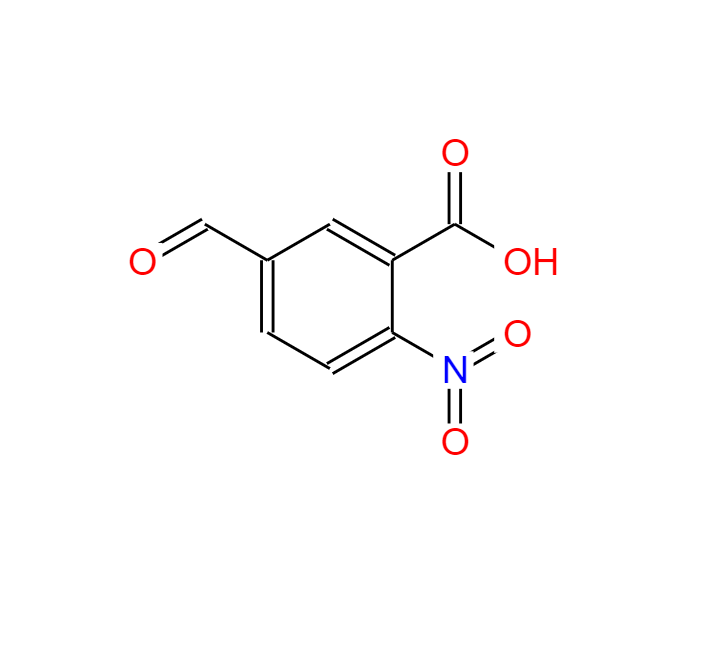 5-甲酰基-2-硝基苯甲酸,Benzoic acid, 5-formyl-2-nitro-