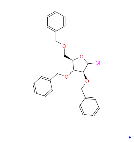 1-氯-2,3,5-三-O-苄基-D-阿拉伯呋喃糖,1-chloro-Tri-2,3,5-O-benzyl-D-arabofuranose