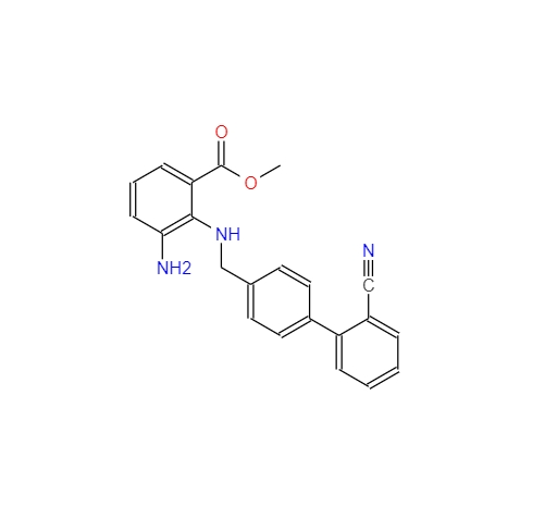 3-氨基-2-[(2-氰基联苯-4-基)甲基]氨基苯甲酸甲酯,Methyl3-amino-2-[[(2'-cyanobiphenyl-4-yl)methyl]amino]benzoate