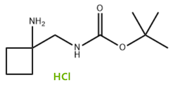 叔丁基((1-氨基環(huán)丁基)甲基)氨基甲酸酯鹽酸鹽,Tert-butyl ((1-aminocyclobutyl)methyl)carbamate hcl