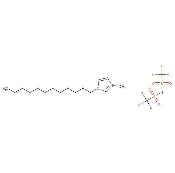 1-十二烷基-3-甲基咪唑双（三氟甲烷磺酰）亚胺盐,1-DODECYL-3-METHYLIMIDAZOLIUM BIS(TRIFLUOROMETHYLSULFONYL)IMIDE