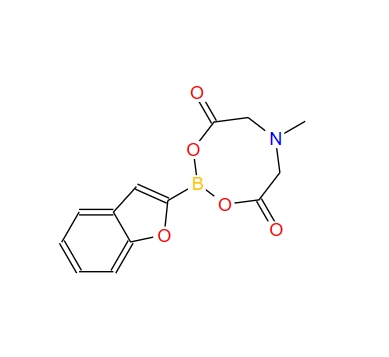 8-(苯并呋喃-2-基)-4-甲基-2,6-二氧六氢-[1,3,2]恶唑硼[2,3-b][1,3,2]恶唑硼-4-鎓-8-uide,8-(Benzofuran-2-yl)-4-methyl-2,6-dioxohexahydro-[1,3,2]oxazaborolo[2,3-b][1,3,2]oxazaborol-4-ium-8-uide