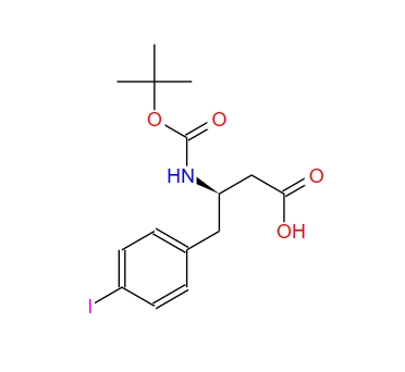 Boc-(R)-3-氨基-4-(4-碘苯基)-丁酸,(R)-3-((tert-Butoxycarbonyl)amino)-4-(4-iodophenyl)butanoic acid