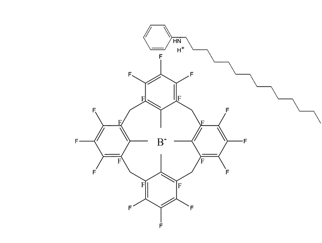 四（五氟苯基）十四烷基苯胺盐,Phenyl(tetradecyl)azanium;Tetrakis(pentafluorophenyl)borate
