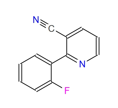 2-(2-fluorophenyl)nicotinonitrile,2-(2-fluorophenyl)nicotinonitrile