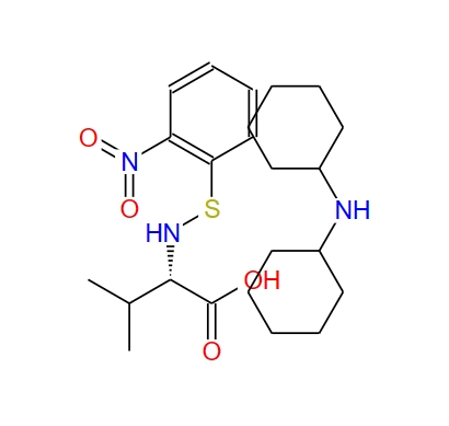 N-2-硝基苯亚磺酰基-L-缬氨酸双环己铵盐,N-2-Nitrophenylsulfenyl-L-valine Dicyclohexylammonium Salt