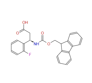 Fmoc-(R)-3-氨基-3-(2-氟苯基)-丙酸,Fmoc-(R)-3-Amino-3-(2-fluorophenyl)-propionic acid