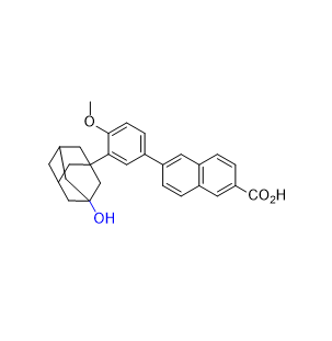 阿达帕林杂质04,6-[3-(3-hydroxytricyclo[3.3.1.13,7]dec-1-yl)-4- methoxyphenyl]naphthalene-2-carboxylic acid