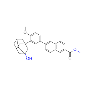 阿达帕林杂质06,methyl 6-(3-(3-hydroxyadamantan-1-yl)-4-methoxyphenyl)-2-naphthoate