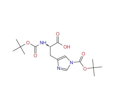 (R)-3-(1-(叔丁氧基羰基)-1H-咪唑-4-基)-2-((叔丁氧基羰基)氨基)丙酸,(R)-3-(1-(tert-Butoxycarbonyl)-1H-imidazol-4-yl)-2-((tert-butoxycarbonyl)amino)propanoic acid