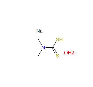 二甲基二硫代氨基甲酸钠,Sodium dimethyldithiocarbamate hydrate