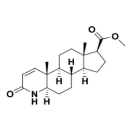 非那雄胺杂质EP B,(4aR,4bS,6aS,7S,9aS,9bS,11aR)-4a,6a-dimethyl-2-oxo-2,4a,4b,5,6,6a,7,8,9,9a,9b,10,11,11a-tetradecahydro-1H-indeno[5,4-f]quinoline-7-carboxylic acid