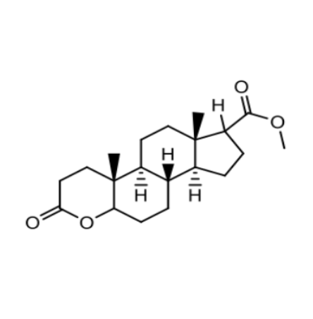非那雄胺杂质F,methyl (4aR,4bS,6aS,9aS,9bS)-4a,6a-dimethyl-2-oxohexadecahydroindeno[5,4-f]chromene-7-carboxylate