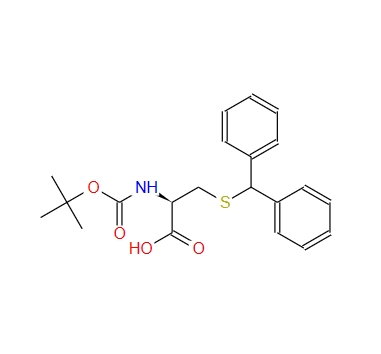 Boc-S-(二苯基甲基)-L-半胱氨酸,Boc-Cys(Dpm)-OH