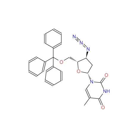 5'-O-三苯甲基-齐多夫定,3-Azido-3-deoxy-5-O-triphenylmethylthymidine