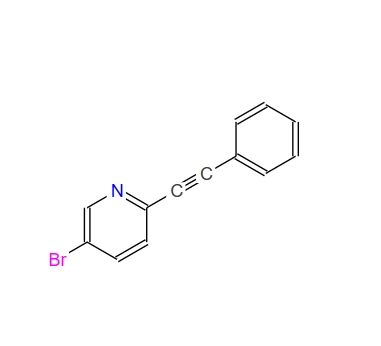 5-Bromo-2-(2-phenylethynyl)pyridine,5-Bromo-2-(2-phenylethynyl)pyridine