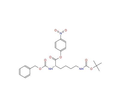 (S)-4-硝基苯基 2-(((芐氧基)羰基)氨基)-6-((叔丁氧基羰基)氨基)己酸酯,Z-Lys(Boc)-ONp