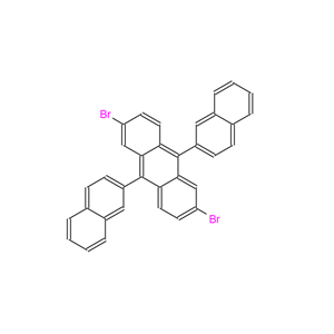 2,6-二溴-9,10-二(2-萘)蒽 561064-15-1