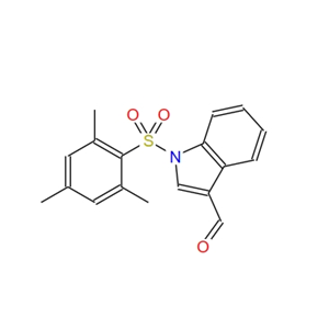 1-(mesitylsulfonyl)-1H-indole-3-carbaldehyde 862583-35-5