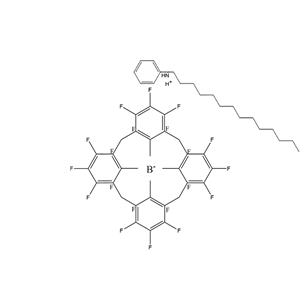 四（五氟苯基）十四烷基苯胺盐