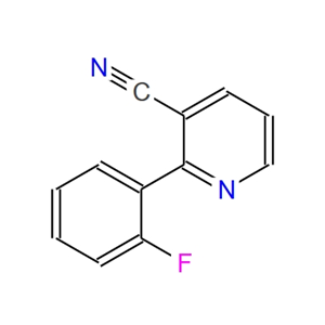 2-(2-fluorophenyl)nicotinonitrile 868944-69-8