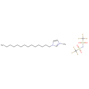 1-十四烷基-3-甲基咪唑双（三氟甲烷磺酰）亚胺盐,1-Methyl-3-tetradecyl-1H-imidazol-3-ium bis((trifluoromethyl)sulfonyl)amide