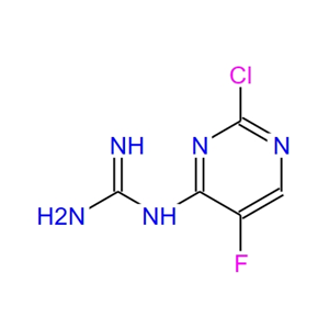 N-(2-Chloro-5-fluoro-pyrimidin-4-yl)-guanidine,N-(2-Chloro-5-fluoro-pyrimidin-4-yl)-guanidine