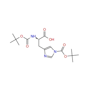 (R)-3-(1-(叔丁氧基羰基)-1H-咪唑-4-基)-2-((叔丁氧基羰基)氨基)丙酸 75498-93-0