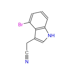2-(4-溴-3-吲哚基)乙腈,2-(4-bromo-1H-indol-3-yl)acetonitrile